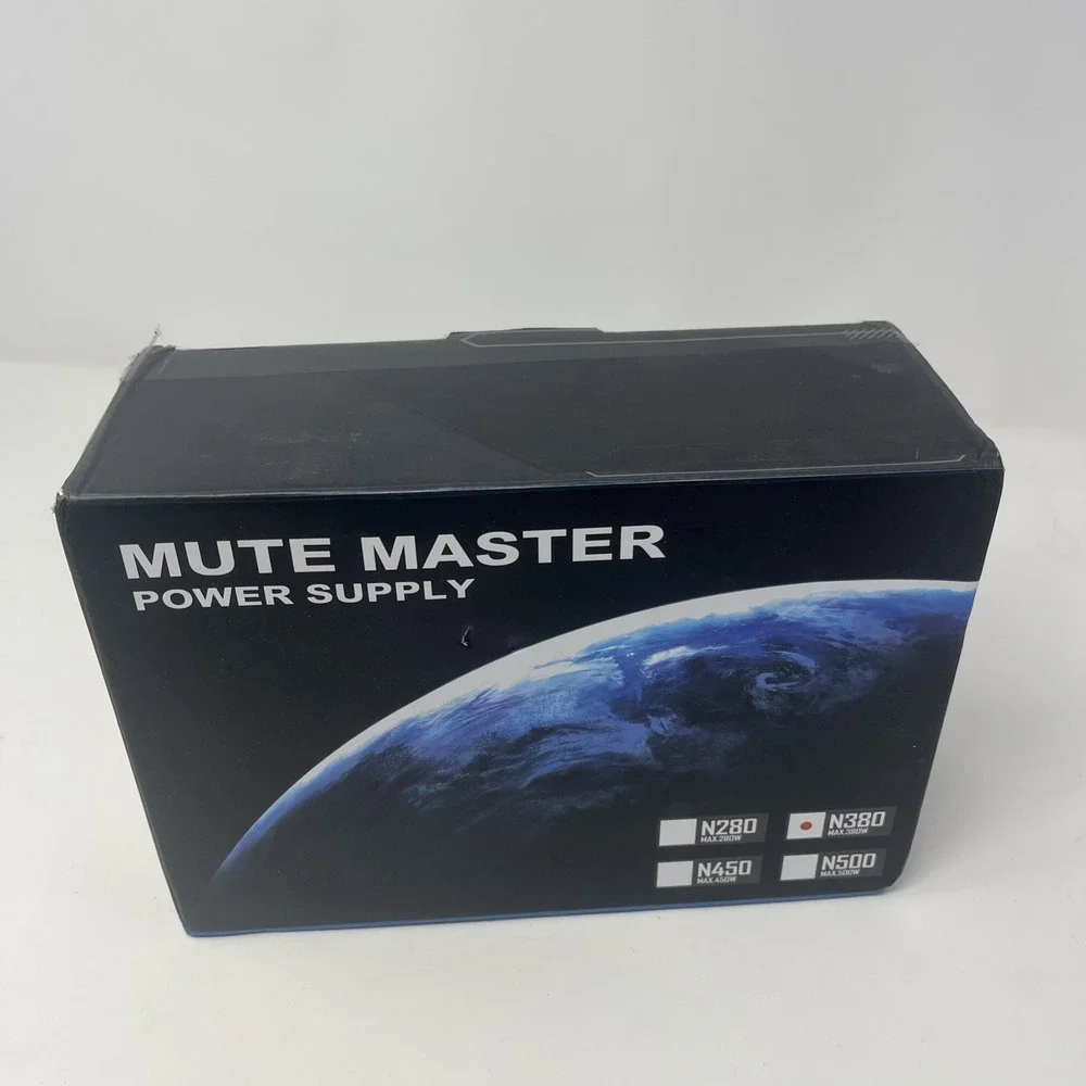 Mute Master Computer Power Supply Unit Model N380. New Open Box